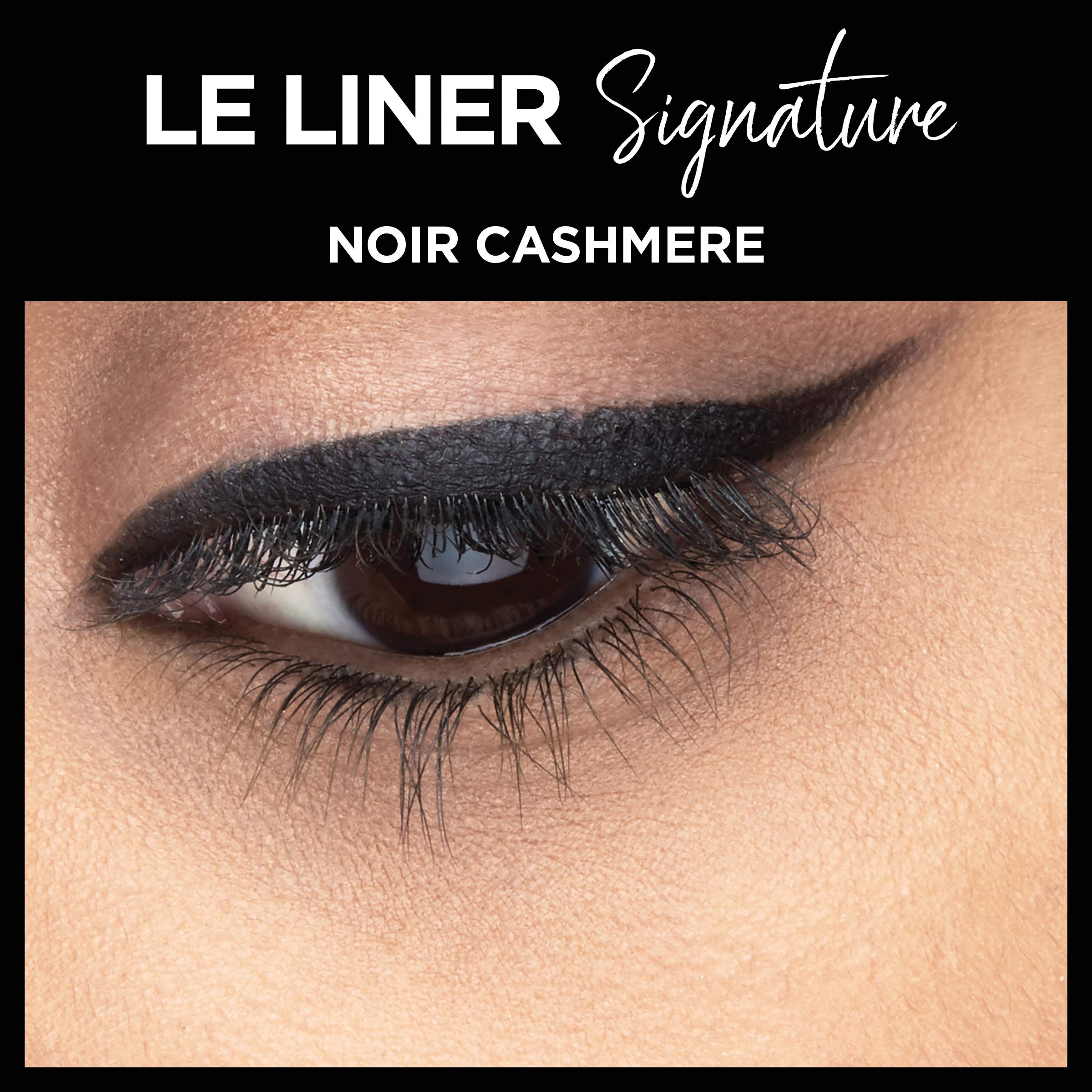 L'Oreal Paris Makeup Le Liner Signature Mechanical Eyeliner, Easy-Glide, Smudge Resistant, Bold Color, Long Lasting, Waterproof Eyeliner, Noir Cashmere, 0.011 oz., 1 count